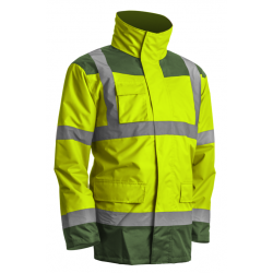 KANATA 4/1 HI-VIZ SÁRGA/ZÖLD PE KABÁT