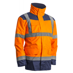 KANATA 4/1 HI-VIZ NARANCS/KÉK PE KABÁT