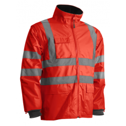 KANATA 4/1 HI-VIZ PIROS/KÉK PE KABÁT