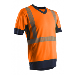 KOMO HI-VIZ NARANCS RÖVID UJJÚ PÓLÓ