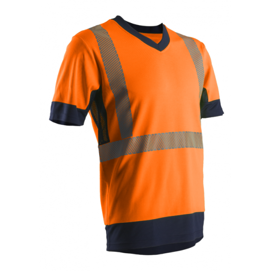 KOMA HI-VIZ NARANCS RÖVID UJJÚ PÓLÓ_3XL