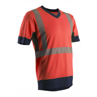 KOMO HI-VIZ PIROS RÖVID UJJÚ PÓLÓ