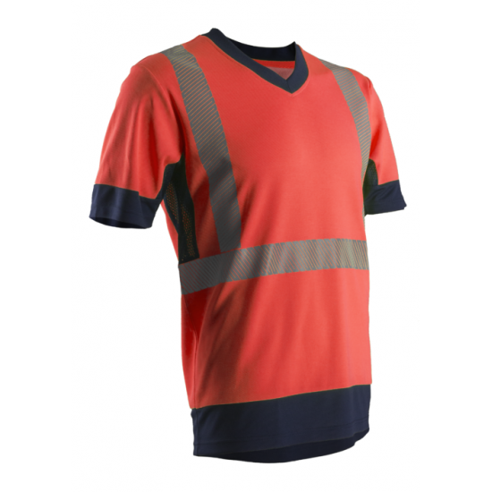 KOMO HI-VIZ PIROS RÖVID UJJÚ PÓLÓ_3XL KOMO HI-VIZ PIROS RÖVID UJJÚ PÓLÓ_3XL