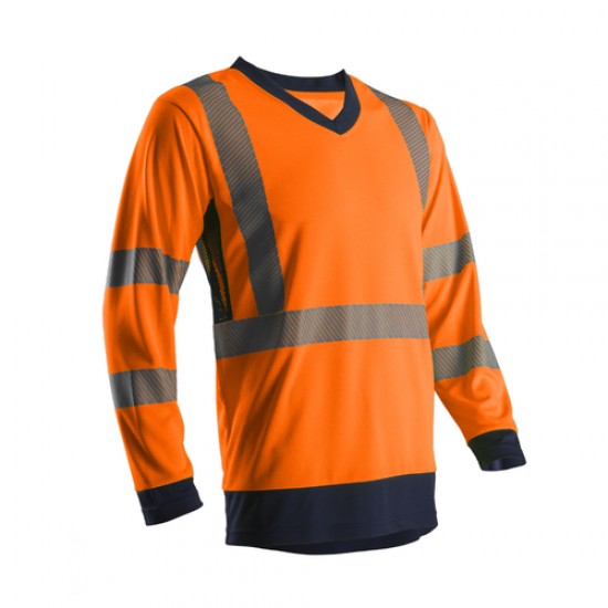 SUNO HI-VIZ NARANCS HOSSZÚ UJJÚ PÓLÓ_3XL SUNO HI-VIZ NARANCS HOSSZÚ UJJÚ PÓLÓ_3XL