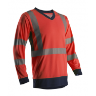 SUNO HI-VIZ PIROS HOSSZÚ UJJÚ PÓLÓ