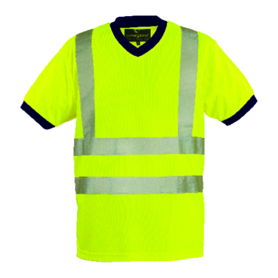 YARD V-NYAKÚ FLUO PÓLÓ, SÁRGA_3XL YARD V-NYAKÚ FLUO PÓLÓ, SÁRGA_3XL
