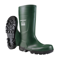 DUNLOP WORKIT SAFETY S5 ZÖLD PVC CSIZMA