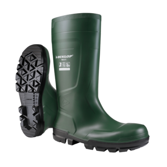 DUNLOP WORKIT SAFETY S5 ZÖLD PVC CSIZMA_47