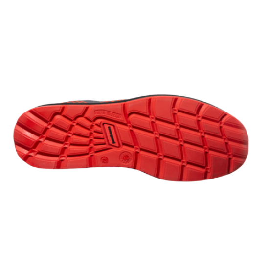 MILERITE S1P SZÜRKE/PIROS SPORT VÉDŐFÉLCIPŐ_47