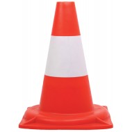 KÖZÚTI JELZŐBÓJA PIROS/FEHÉR 30CM