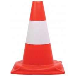 KÖZÚTI JELZŐBÓJA PIROS/FEHÉR 30CM