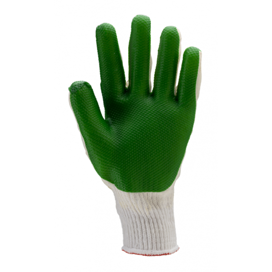 MÁRTOTT ZÖLD VULKANIZÁLT LATEX,KÖTÖTT SZELLŐZŐKÉZHÁT_10