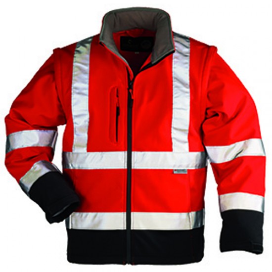 FLUO SOFTSHELL 2/1 STATION DZSEKI PIROS/KÉK_3XL FLUO SOFTSHELL 2/1 STATION DZSEKI PIROS/KÉK_3XL