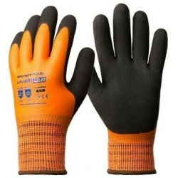 EUROWINTER TÉLI NARANCS KESZTYŰ, LATEX TENYÉR+CSB RÉTEG