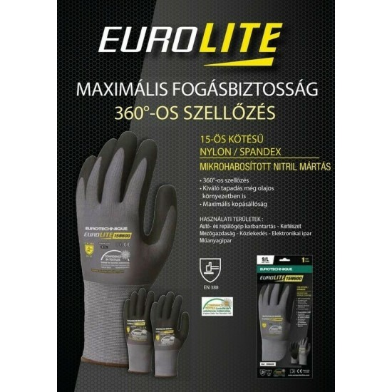 EUROLITE TENYERÉN FEKETE MIKROHABOSÍTOTT NITRIL_11 EUROLITE TENYERÉN FEKETE MIKROHABOSÍTOTT NITRIL_11