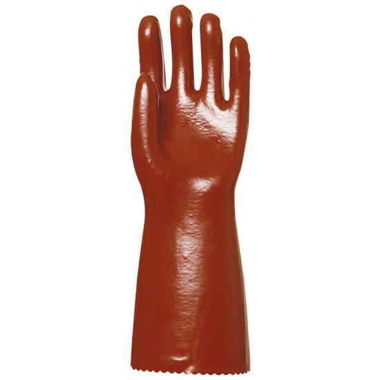 MÁRTOTT PVC KESZTYŰ, BORDÓ, SAV/LÚG/OLAJÁLLÓ, 40CM_10 MÁRTOTT PVC KESZTYŰ, BORDÓ, SAV/LÚG/OLAJÁLLÓ, 40CM_10
