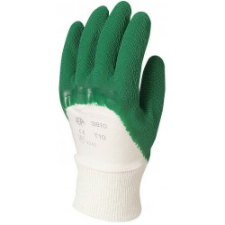 MÁRTOTT ZÖLD KREPP LATEX, ERŐS, ÉRDES, SZELLŐZŐ KÉZHÁT