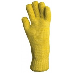 KÖTÖTT SÁRGA KEVLAR KESZTYŰ, 35 CM, PAMUT BELSŐ
