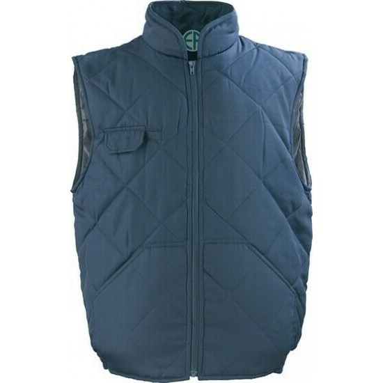 CHOUKA KÉK STEPPELT MELLÉNY 3 ZSEB, 160 G/M2_XXXL