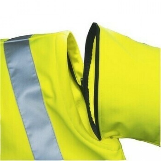FLUO DZSEKI SÁRGA/KÉK_XXXL