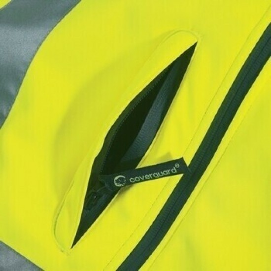 FLUO DZSEKI SÁRGA/KÉK_XXXL