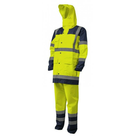 HYDRA HI-VIZ PE ESŐÖLTÖNY SÁRGA/KÉK_3XL (ST)