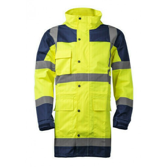 HYDRA HI-VIZ PE ESŐÖLTÖNY SÁRGA/KÉK_3XL (ST)