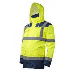 KANATA 4/1 HI-VIZ SÁRGA/KÉK PE KABÁT