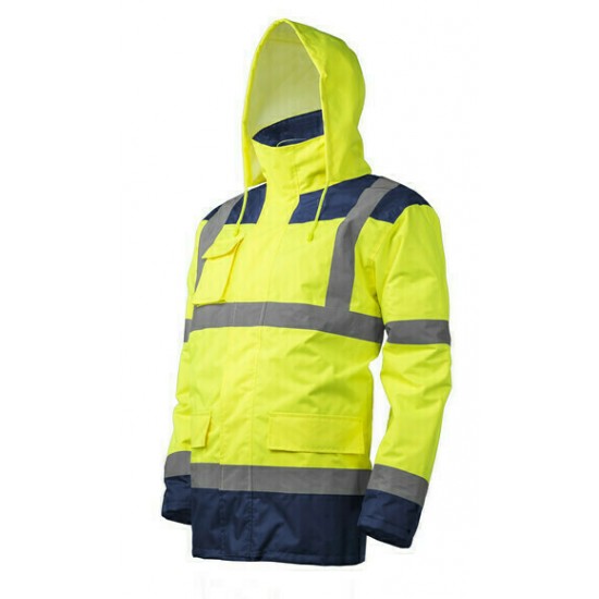 KANATA 4/1 HI-VIZ SÁRGA/KÉK PE KABÁT_5XL KANATA 4/1 HI-VIZ SÁRGA/KÉK PE KABÁT_5XL