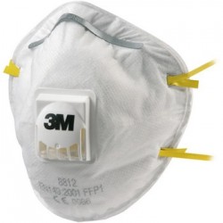 3M 8812 FFP1S RÉSZECSKESZŰRŐ SZELEPES FÉLÁLARC, 240 DB/KRT