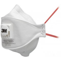 3M 9332+ AURA FFP3 RÉSZECSKESZŰRŐ FÉLÁLARC, 120 DB/KRT