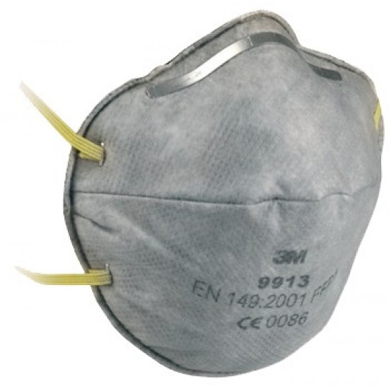 3M 9913 FFP1S RÉSZECSKESZŰRŐ FÉLÁLARC, 100 DB/KRT