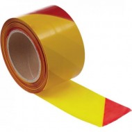 JELZŐSZALAG 7CM/200M SÁRGA/PIROS
