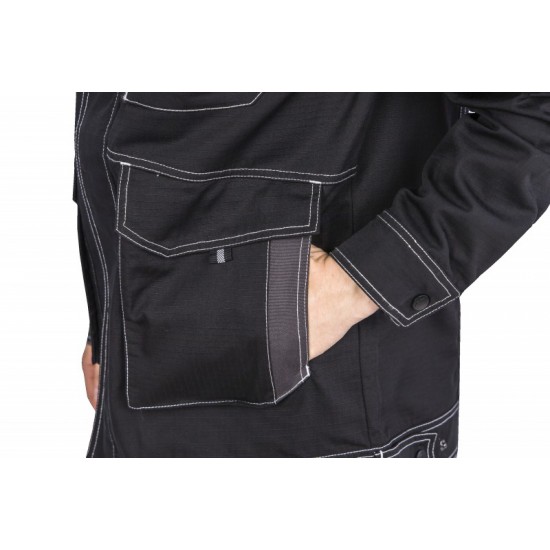 OROSI FEKETE RIPSTOP MUNKAKABÁT_6XL OROSI FEKETE RIPSTOP MUNKAKABÁT_6XL